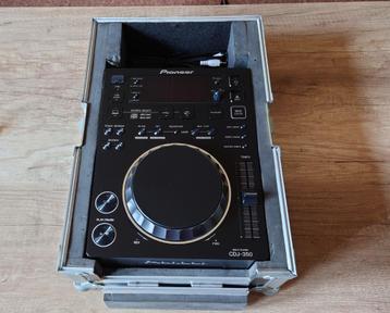 Pioneer CDJ-350 DJ speler in Aluminium Case, Envoi, Comme neuf, Pioneer