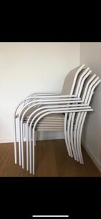 6 stapelbare aluminium stoelen, Tuin en Terras, Tuinstoelen, Nieuw, Ophalen of Verzenden, Stapelbaar, Aluminium
