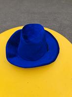 blauwe hoed / cowboy hoed, Comme neuf, Chapeau, Enlèvement ou Envoi