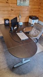 IKEA Galant Hoek Bureau, Huis en Inrichting, Ophalen, In hoogte verstelbaar, Zo goed als nieuw, Bureau