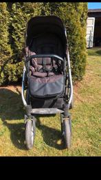 Kinderwagen transit bruin (inclusief draagmand en maxi-cosi), Kinderen en Baby's, Gebruikt, Verstelbare duwstang, Combiwagen, Ophalen