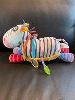 Knuffel zebra, Ophalen of Verzenden, Zo goed als nieuw, Rammelaar, Met geluid