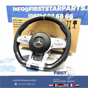 2022 AMG CARBON STUUR + AIRBAG A45 CLA45 C63 E63 GLC63 GLE63 beschikbaar voor biedingen