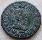 Double Tournois 1589 A (Parijs) Henri III, Ophalen of Verzenden, Frankrijk, Losse munt