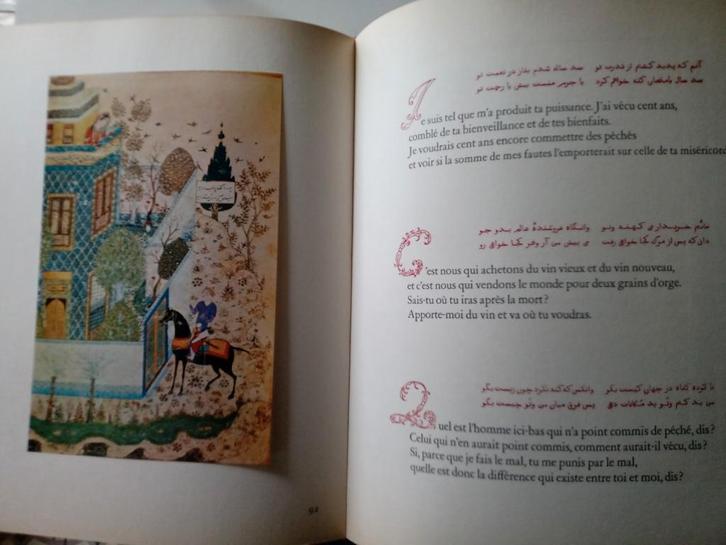 De Roubayates - Perzië, Iran, miniaturen, poëzie, 1965, Boeken, Gedichten en Poëzie, Ophalen of Verzenden