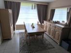 Eetkamer met salon tafel + 2 tapijten (zie foto), Huis en Inrichting, Gebruikt, Ophalen of Verzenden