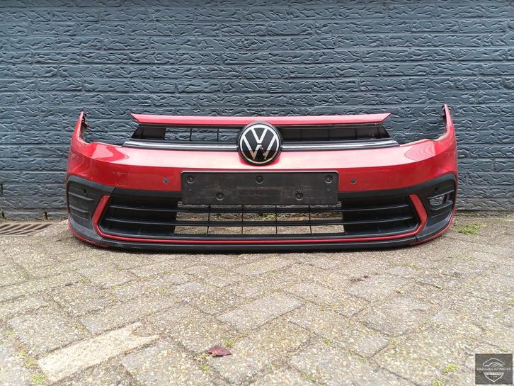 VW Polo 2G Facelift 2021+ Voorbumper Compleet 4xPDC Originee, Auto-onderdelen, Carrosserie, Bumper, Volkswagen, Gebruikt
