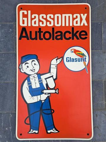 Vintage Glasurit - Glassomax Autolacke - Mooie staat
