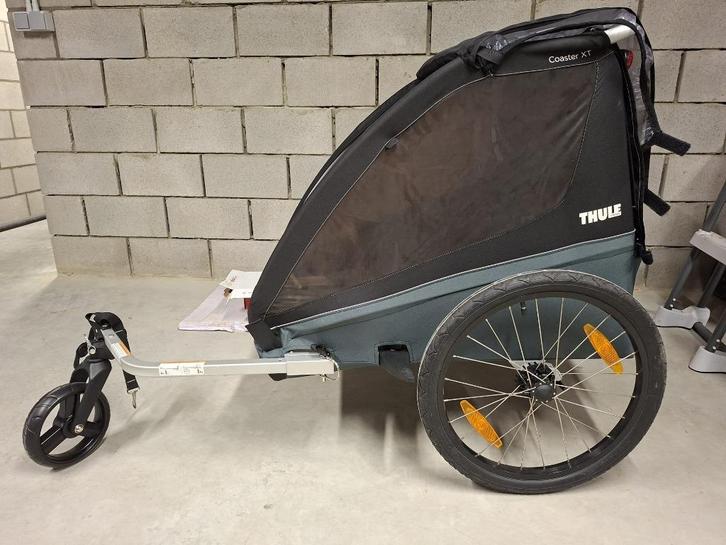 Thule Coaster XT fietskar (+ eventueel baby supporter), Fietsen en Brommers, Fietsaccessoires | Aanhangwagens en Karren, Zo goed als nieuw
