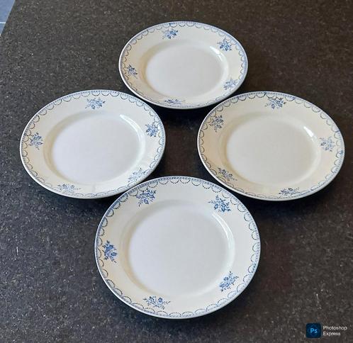 4 borden St Amand, Antiek en Kunst, Antiek | Servies los, Ophalen of Verzenden