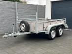 Aanhangwagen dubbelas 500kg, Auto diversen, Aanhangers en Bagagewagens, Ophalen, Gebruikt