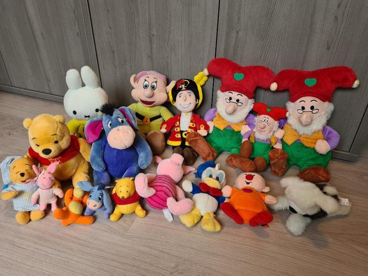 Knuffels Studio 100 / Disney / Winnie The Pooh / Nijntje, Enfants & Bébés, Jouets | Peluches, Comme neuf, Autres types, Enlèvement