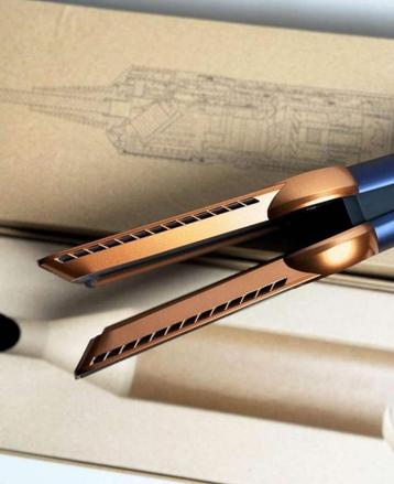 Lisseur Dyson Airstrait (Ceramic Pink/Rose Gold or Blue), Enlèvement, Neuf, Fer à friser ou Lisseur