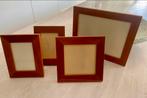 4 mooie houten kaders, Ophalen, Zo goed als nieuw