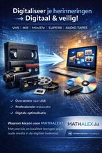 Digitaliseren oude media (vhs, hi8, minidv,…), Ophalen