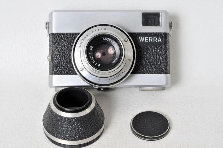 Werra 1: Carl Zeiss Jena T (Tessar) 2,8/50 mm-lens., Audio, Tv en Foto, Fotocamera's Analoog, Zo goed als nieuw, Compact, Ophalen of Verzenden