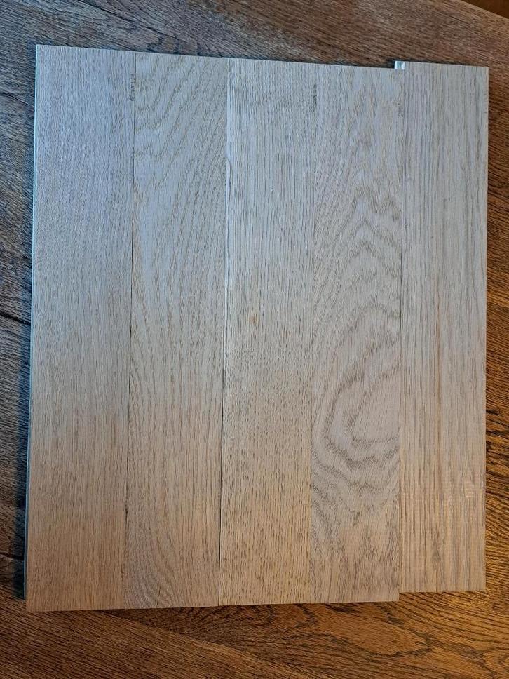 Nouveau parquet en chêne avec rainure et languette, Bricolage & Construction, Bois & Planches, Chêne, Enlèvement