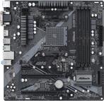 Carte mère micro-ATX ASRock B450M Pro4-F AM4 AMD B450, DDR4, Comme neuf, Am5, AMD