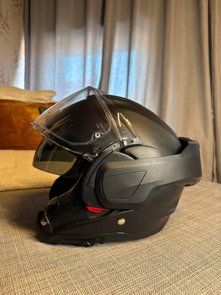 HJC F100 XL met factuur (garantie!) - 6 maanden oud, Motoren, Kleding | Motorhelmen, Systeemhelm, XL, HJC, Ophalen