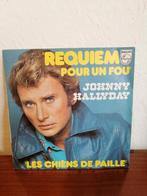 Vinyle Johnny Hallyday 45 tours requiem pour un fou, CD & DVD, Enlèvement, Comme neuf