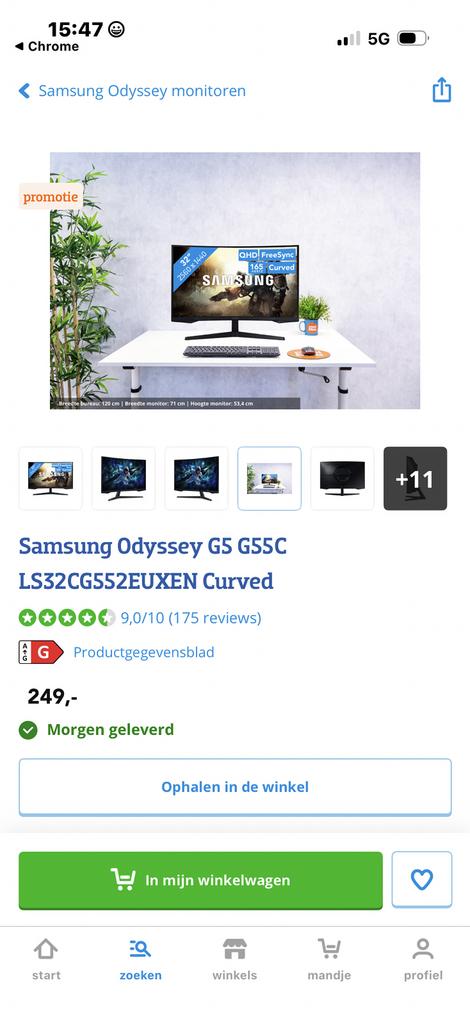 Samsung g5, Ophalen, Zo goed als nieuw