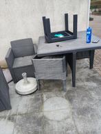 Gratis tuinmeubelen, Tuin en Terras, Ophalen, 4 zitplaatsen, Kunststof, Gebruikt