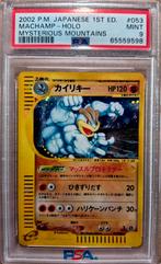 Pokémon machamp holo mysterious mountains 1st edition PSA 9, Enlèvement