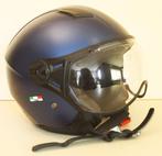 Vito Moda Helm / Maat: Large / 59cm / Blauw / Met Klep, Fietsen en Brommers, Brommerhelmen, Ophalen of Verzenden, Zo goed als nieuw