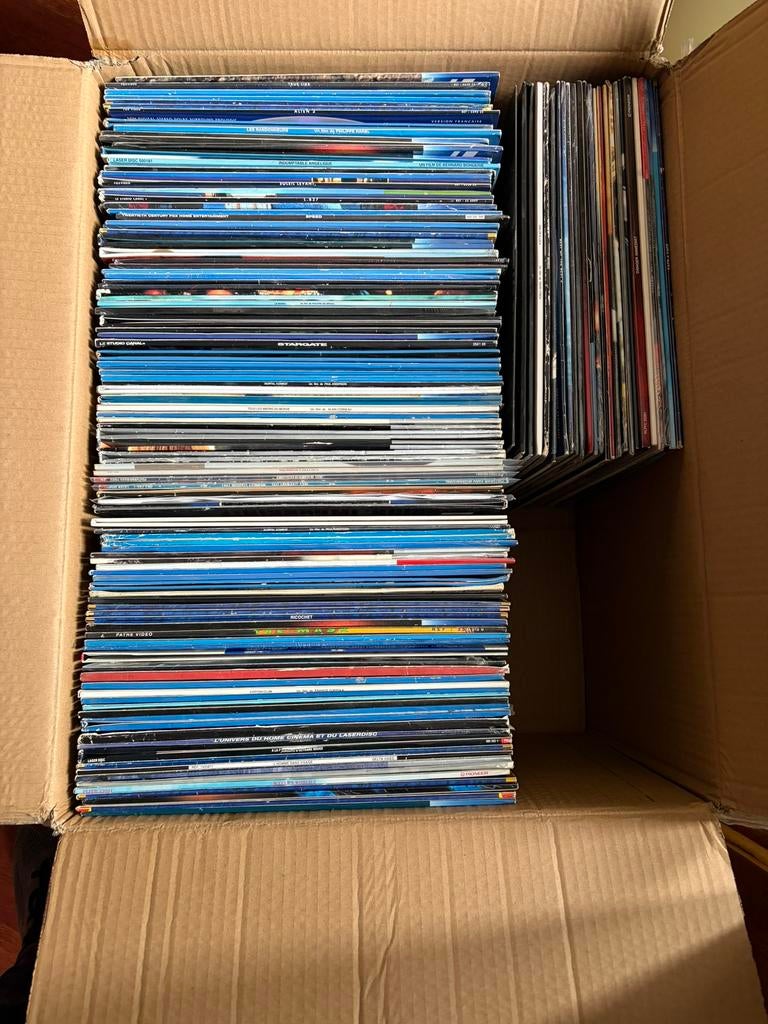 Lot de + 300 laserdisc film, CD & DVD, Enlèvement, Comme neuf