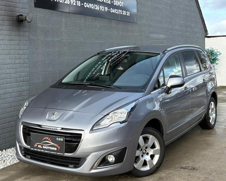 PEUGEOT 5008 STYLE 1.6 HDI 7 PLACES 2016 165 000KM EURO 6B, Autos, Peugeot, Entreprise, Diesel, Euro 6, MPV ou Monospace, 5 portes