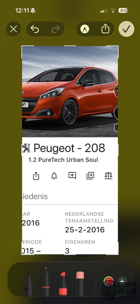 Peugeot 208 - 207 Citroen Winterset 185-65-15 88T Steek 4 x, Gebruikt, 15 inch, -, -