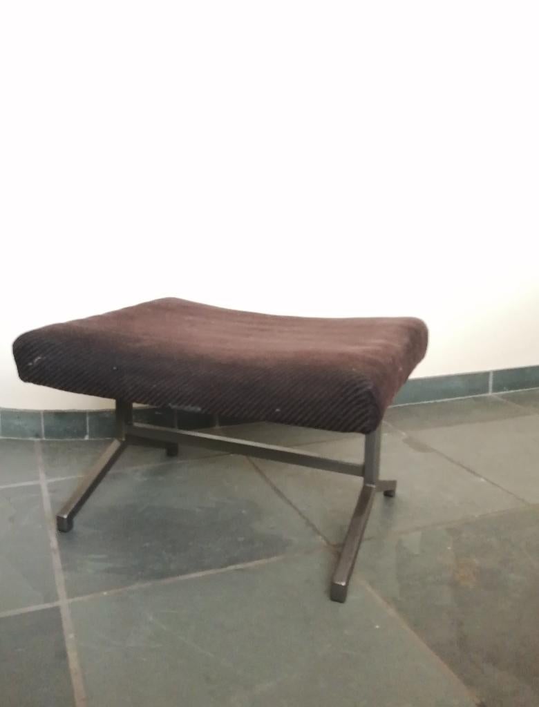 vintage voetenbank, Antiquités & Art, Curiosités & Brocante, Enlèvement