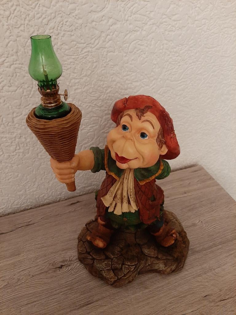 laven efteling Lorch met het olielampje, Verzamelen, Efteling, Zo goed als nieuw, Beeldje of Poppetje, Ophalen of Verzenden