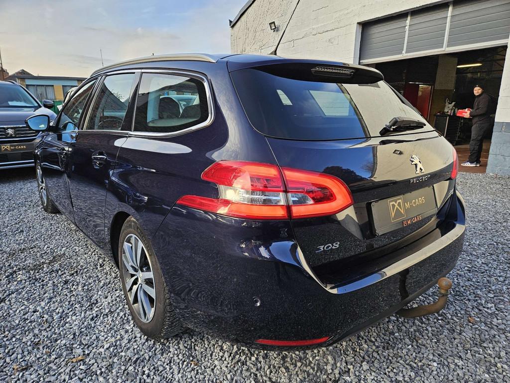 Peugeot 308 LED * PANO * AUTO * EXPORT * (bj 2019), Auto's, Automaat, Gebruikt, 4 cilinders, Blauw