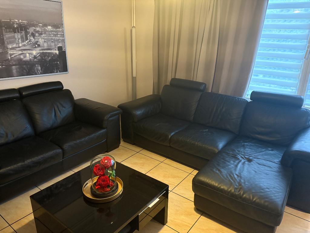 Beau salon natuzzi cuir, Maison & Meubles, Canapés | Salons, Utilisé, Cuir, Enlèvement