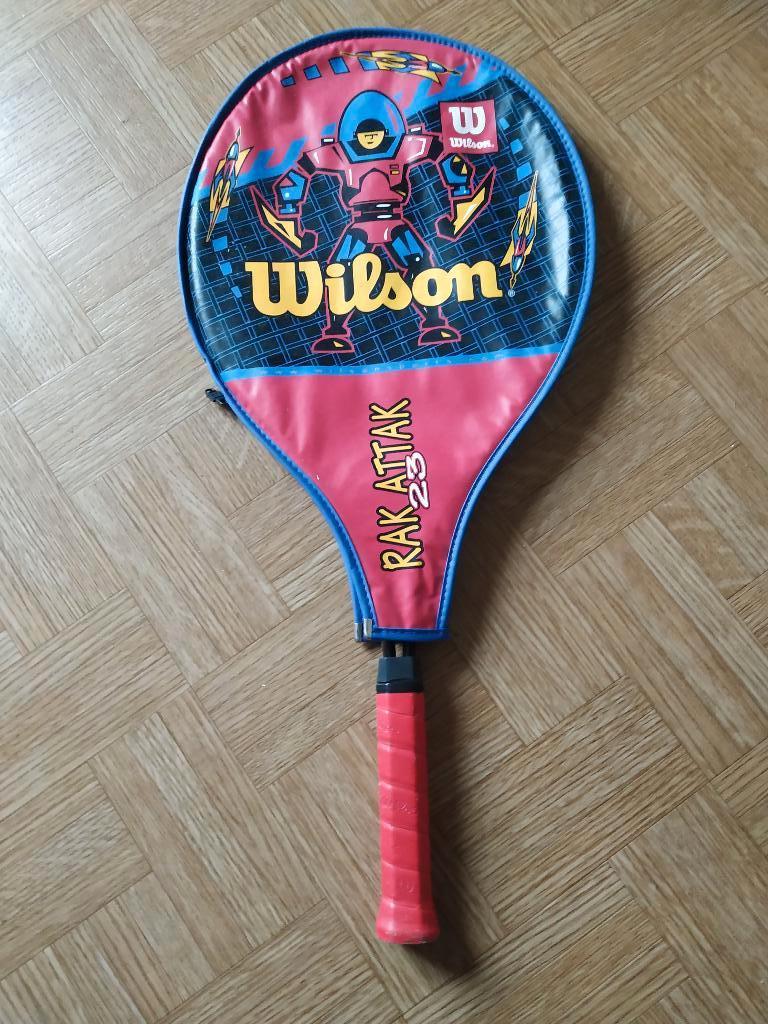 tennisraket in zak in perfecte staat wilson rak attak 23, Sport en Fitness, Tennis, Ophalen of Verzenden, Nieuw, Wilson