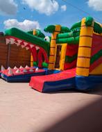 Château gonflable crocodile – Multiplay – Très bon état, Enlèvement