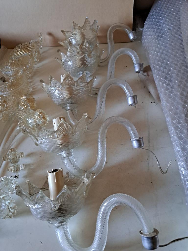 Lamp luster onderdelen venetiaans, Antiek en Kunst, Ophalen