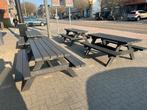 Picknick Tafel Kunsstof Zwart, Tuin en Terras, Picknicktafels, Ophalen, Gebruikt, Rechthoekig, Overige materialen