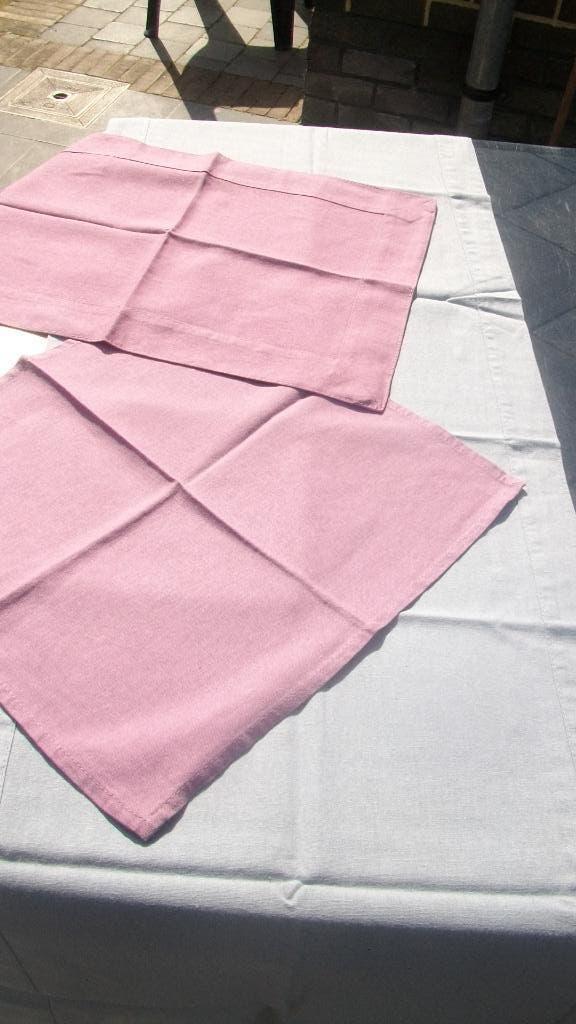 Set tafellinnen, 3 stuks, CASA, Maison & Meubles, Cuisine | Linge de cuisine, Enlèvement ou Envoi, Utilisé, Violet, Set de table