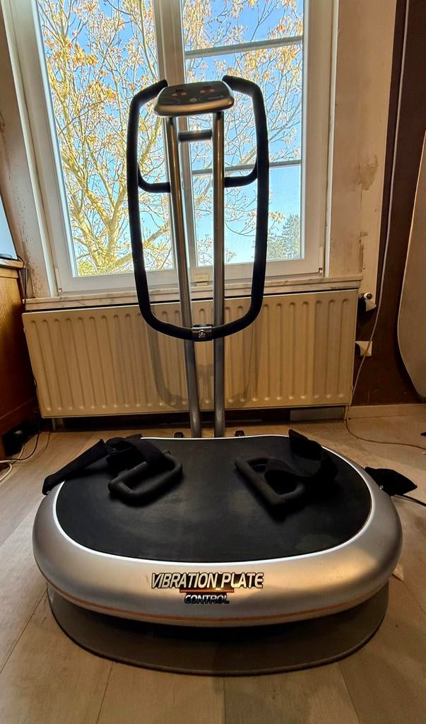 Trilplaat Bremshey met Trainingsbanden en Oefenschema, Sport en Fitness, Fitnessapparatuur, Zo goed als nieuw, Trilplaat, Armen