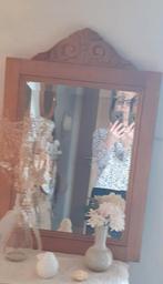 Miroir ancien en chêne massif, Antiquités & Art, Enlèvement