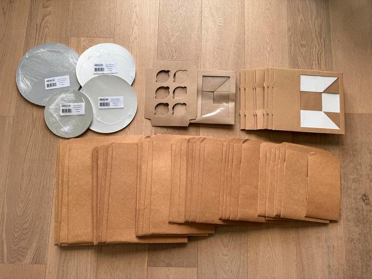 Kartonnen taartdozen, Hobby & Loisirs créatifs, Confection de Gâteaux & Cupcakes, Comme neuf, Cupcakes, Enlèvement