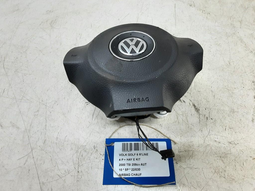 AIRBAG VOLANT Volkswagen Golf VI (5K1) (5K0880201L), Utilisé, Volkswagen