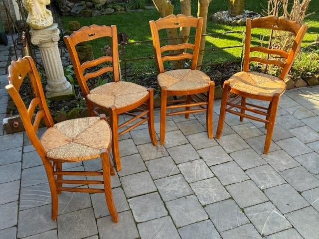 chaises de cuisine, Enlèvement, Utilisé, Bois, Quatre