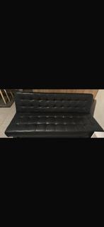 Zetel  bank sofa / bed, Huis en Inrichting, Ophalen, Zwart, Tweepersoons, 190 cm of minder