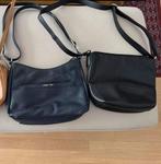 2  sacs en cuir, Enlèvement, Comme neuf, Bleu, Sac à bandoulière