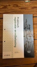 Praktisch registratie- en erfbelasting basisbeginselen 2024, Boeken, Schoolboeken, Ophalen of Verzenden, Nederlands