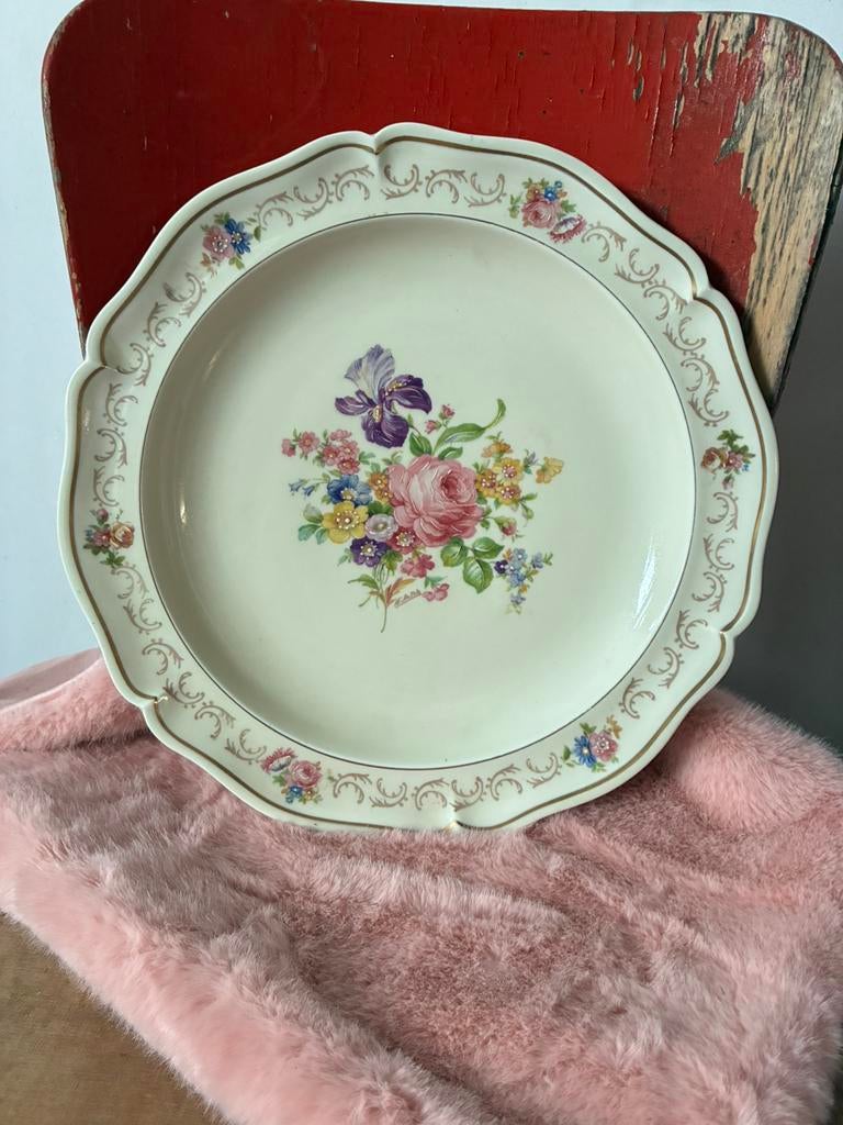 Porseleinen bord, Ophalen of Verzenden