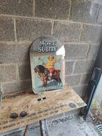 Miroir publicitaire vintage Mort Sudite - Bière belge - Uniq, Enlèvement